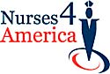 Nurses 4 America Logo || Providing NCLEX Training, IELTS Training, USA Nursing Jobs, Nurse Green Cards